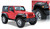 07-18 Jeep JK 4DR Front 2pc Max Coverage Pocket/Rivet Style Fender Flares Black Smooth Finish - Bushwacker Flares
