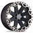 18X8 6X5.5 5.88BS Warlord Matte Blk / Dark Tint - Black Rhino