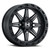 15x10 4x156 5.40BS H109 Alpha Satin Black Milled Spoke - Hostile Wheels