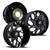 20" D741 Runner Dually Kit / Black & Milled  - Fuel Off-Road