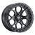 18x9 LedgeSix 6x135  ET-12 BS4.50 Satin BLK / BLK Ring 87.1 - Weld Off-Road