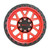 20x10 Cinch 8x180  ET-18 BS4.75 Candy RED / Satin BLK Ring 124.3 - Weld Off-Road