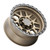 20x10 Cinch 8x165.1  ET-18 BS4.75 Satin BRZ / Satin BLK 125.1 - Weld Off-Road