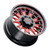 22x12 Scorch 8x180  ET-44 BS4.75 Gloss BLK MIL RED 124.3 - Weld Off-Road