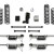 20-22 Jeep JL 3" Sport Sys w/Dirt Logic Resi Shk 4 Door - Fabtech Motorsports 