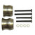 07-18 Jeep JK Exhaust Spacer Kit w/Exhaust Spacers Mounting Hardware - Skyjacker Suspension