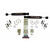 07-18 Jeep JK Steering Stabilizer Dual Kit w/Black Max Steering Dampners Brackets Hardware For Use w/OEM Dia Tie Rod Black - Skyjacker Suspension