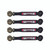 97-06 Jeep TJ 0-4" Suspension Control Arm Front & Rear Adjustable Lower Flex Links - Skyjacker Suspension