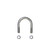Univeral U-Bolt Round 0.3125in Dia 1.5in ID Width 2in ID Length w/Nuts Front - Skyjacker Suspension