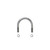 Univeral U-Bolt Round 0.375in Dia 2.75in ID Width 3in ID Length w/Nuts Front - Skyjacker Suspension