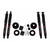 07-18 Jeep JK 2" Suspension Lift Kit w/Black MAX Shocks - Skyjacker Suspension