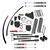 08-10 Ford F250 8.5" Suspension Lift Kit w/M95 Performance Shocks 4-Link Conversion - Skyjacker Suspension