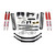 17-19 Ford F250/F350 Diesel 8.5" Suspension Lift Kit w/Hydro 7000 Shocks - Skyjacker Suspension