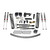 17-19 Ford F250/F350 8.5" Suspension Lift Kitw/M95 Performance Shocks & Adjustable 4-Links - Skyjacker Suspension