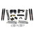 17-19 Ford F350 Gas 4" Suspension Lift Kit Adjustable 4-Links w/Black Max 8500 Shocks - Skyjacker Suspension