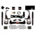 15-19 Ford F150 4.5" Suspension Lift Kit w/Black MAX Shocks - Skyjacker Suspension