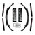75-77 Ford Bronco 5" Suspension Lift Kit w/Black MAX Shocks Front/Rear Springs Rear U Bolt Kit - Skyjacker Suspension