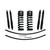 73-75|77-79 Ford F100/F150 1.5-2" Suspension Lift Kit w/Black MAX Shocks - Skyjacker Suspension