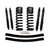 75-77 Ford Bronco 1.5-2" Suspension Lift Kit w/Black MAX Shocks - Skyjacker Suspension