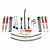84-01 Jeep XJ 4.5" Suspension Lift Kit Front/Rear Hydro 7000 Shocks