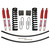 9 Inch Suspension Lift Kit Ford F-100/F-150 w/Nitro Shocks (70-75|77-79)