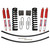 70-75|77-79 Ford F100/F150 9" Suspension Lift Kit w/Hydro Shocks