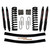 78-79 Ford Bronco 9" Suspension Lift Kit w/Black MAX Shocks - Skyjacker Suspension