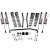 20-22 Jeep Gladiator JT Rubicon Diesel 3.5 in Suspension Lift System w/ADX 2.0 Remote Reservoir Shocks - Skyjacker