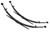 80-96 Ford Bronco/F-150 4WD Rear Leaf Spings 4" Lift Pair 