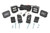 20-24 Polaris RZR PRO XP Light A Pillar Mount 2" Black Pair Spot 