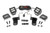 LED Light Rear Mount 2" Black Pair Flood Polaris Ranger 1000/Ranger 1000XP (17-24)