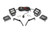 LED Light Ditch Mount 2" Black Pair Flood Chevy 1500 (2007-2013)
