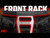 Front Cargo Rack 6" Black Slimline Polaris Ranger XP 1000 (2017)/Ranger XP 900 (14-19) 
