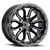 16x8 5x5.0 4.5BS Korupt Black Milled - Vision Wheel