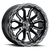 16x8 6x5.5 4.5BS Korupt Black Milled - Vision Wheel