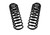 18-22 Jeep JL 4DR 4in Rear Dual Rate Coil Springs Pair - Superlift Suspension