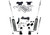 17-22 Ford F250/F350 4WD Diesel 4in Suspension Lift Kit w/Radius Arms Fox Shocks - Superlift Suspension
