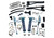 08-10 Ford F250/F350 4WD 8in Suspension Lift Kit w/Rep Radius Arms/King Clvrs/King Rear Shocks - Superlift Suspension
