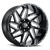20x10 6x5.5 4.5BS Spyder Black Milled - Vision Wheel