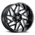 22x10 6x135 4.75BS Spyder Black Milled - Vision Wheel