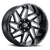 22x10 5x5.5 4.75BS Spyder Black Milled - Vision Wheel