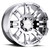 16x6.5 6x130 5.45BS Warrior Chrome - Vision Wheel