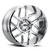 22x12 5x5.5 4.5BS Sliver Chrome - Vision Wheel