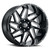 22x12 5x5.5 4.5BS Spyder Black Milled - Vision Wheel
