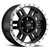 18x9 8x6.5 5.4BS 398 Manx Black Machined - Vision Wheel