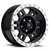 16x8 5x5.0 4.5BS 398 Manx Black Machined - Vision Wheel