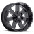 18x9 5x5.5 5.5BS Arc Black Milled - Vision Wheel