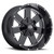 18x9 8x6.5 4.55BS Arc Black Milled - Vision Wheel