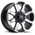 17x8.5 8x180 5.45BS Valor Black Machined - Vision Wheel