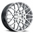 17x8 5x108 6BS Recoil Silver - Vision Wheel